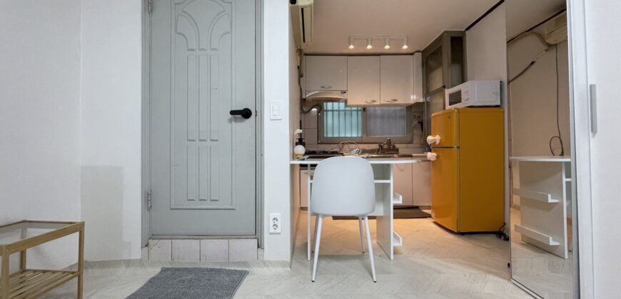 Close to Hongdae stn Line 2 Studio Oneroom Fully furnished!