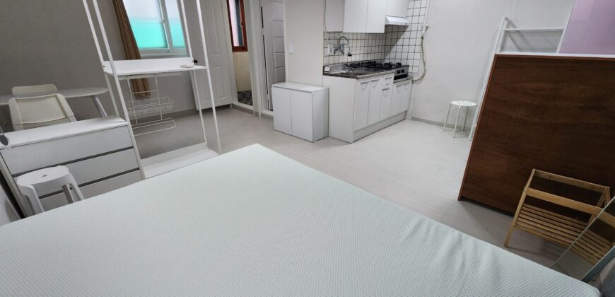 Spacious Studio, Fully furnished! 6-minute from Mangwon Station (Subway Line 6)